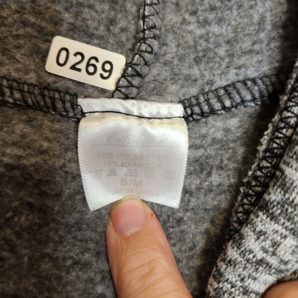 Gray Texas Zip Up Hoodie Jacket S/M with Orange Lettering. Colligate - Picture 2 of 8